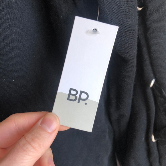 SALE NWT BP Bell Sleeve Crewneck Black Sweater - Picture 4 of 8